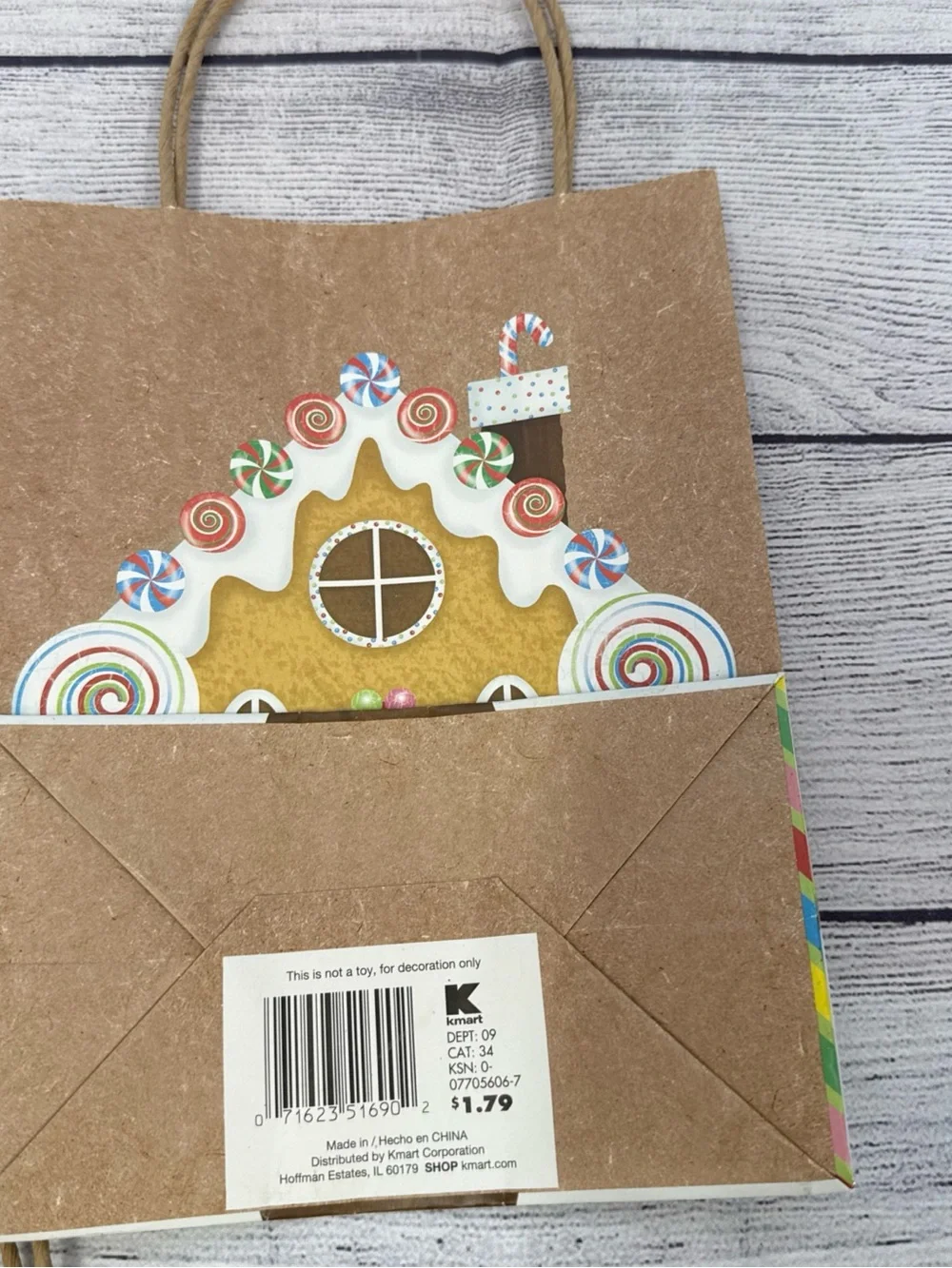 Christmas Gift Tags & Gift Bag Bundle 5 Pieces